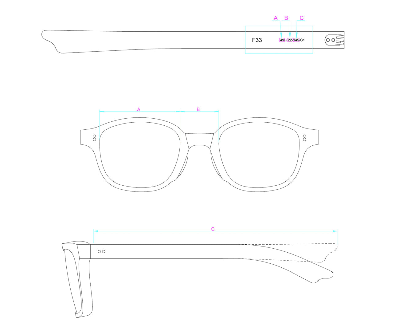NEW. eyewear sunglasses frame - NEW. SAGAMORE II